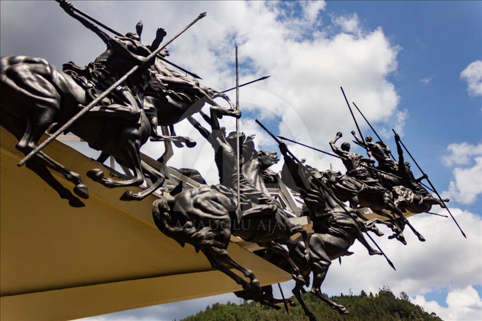 Monumento a los Lanceros en Boyaca, Colombia