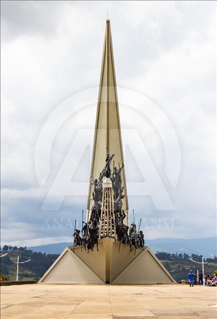 Monumento a los Lanceros en Boyaca, Colombia