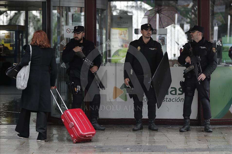 Madrid'de Atocha tren istasyonunun tahliye edilmesi