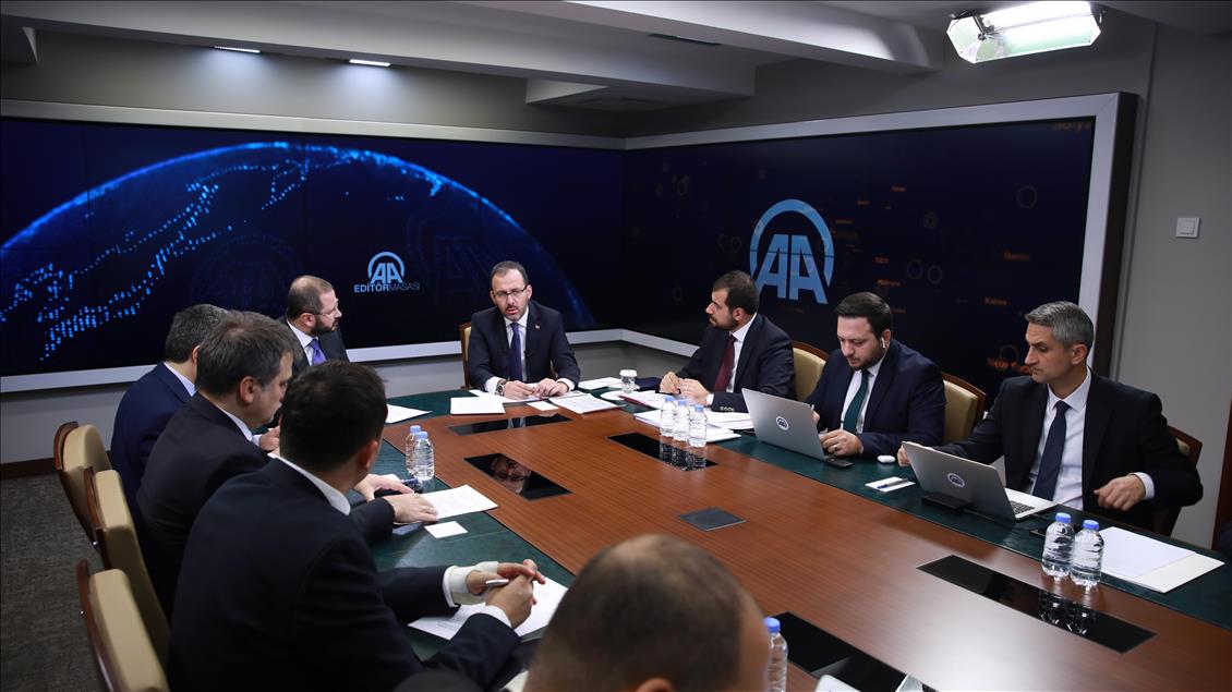 Gençlik ve Spor Bakanı Kasapoğlu, AA Editör Masası'nda