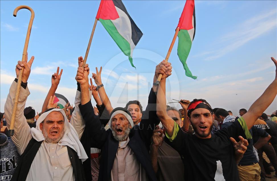 Gazze'deki "Büyük Dönüş Yürüyüşü" gösterileri devam ediyor
