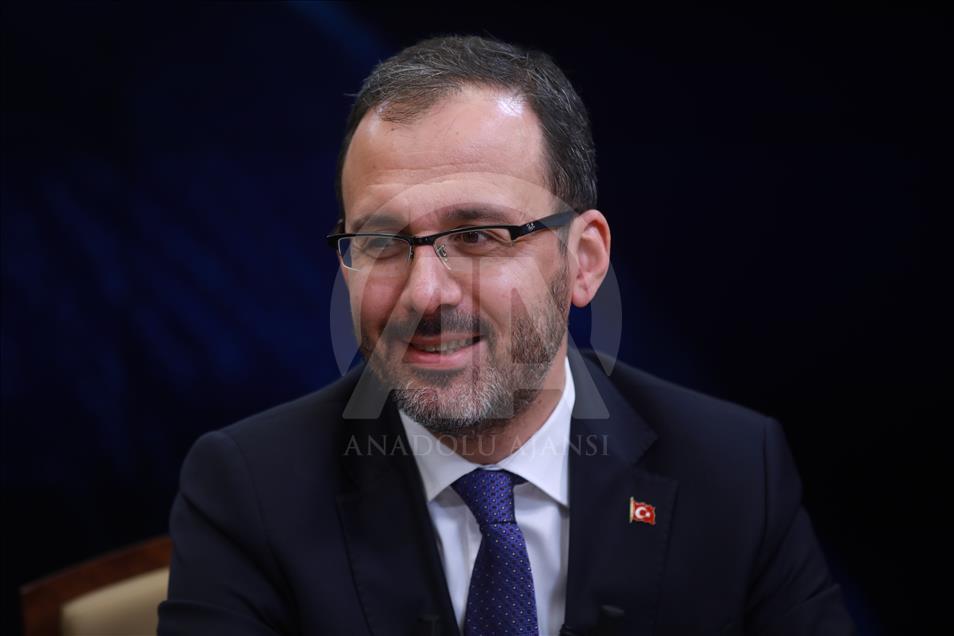 Gençlik ve Spor Bakanı Kasapoğlu, AA Editör Masası'nda