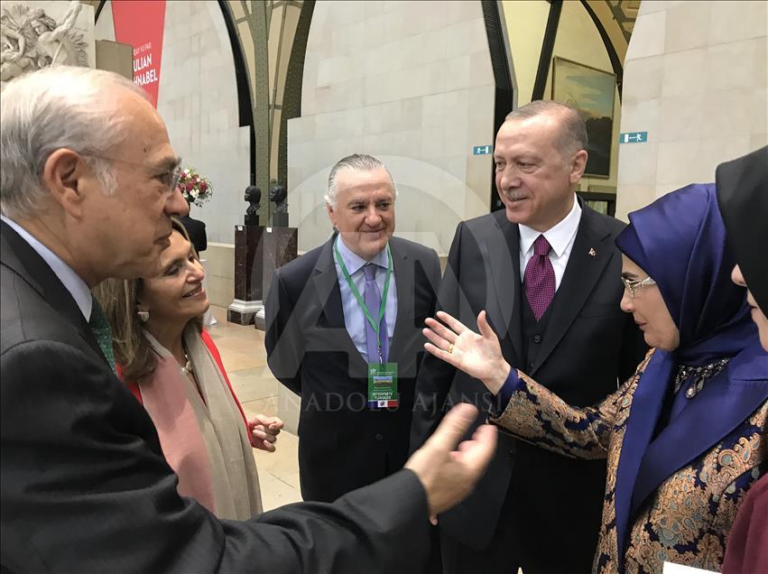 Cumhurbaşkanı Erdoğan Paris'te