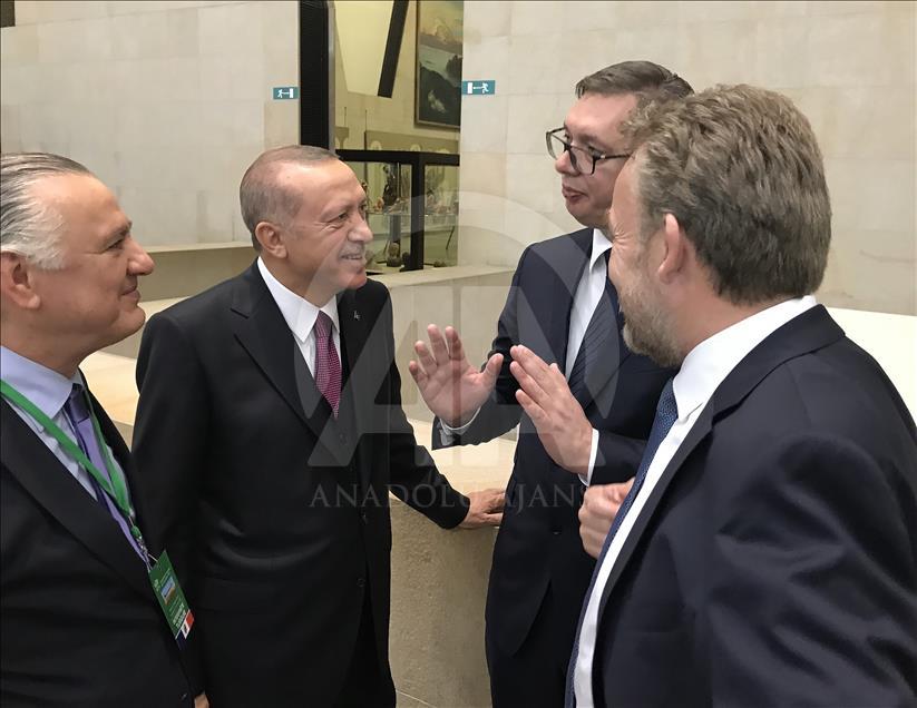 Cumhurbaşkanı Erdoğan Paris'te