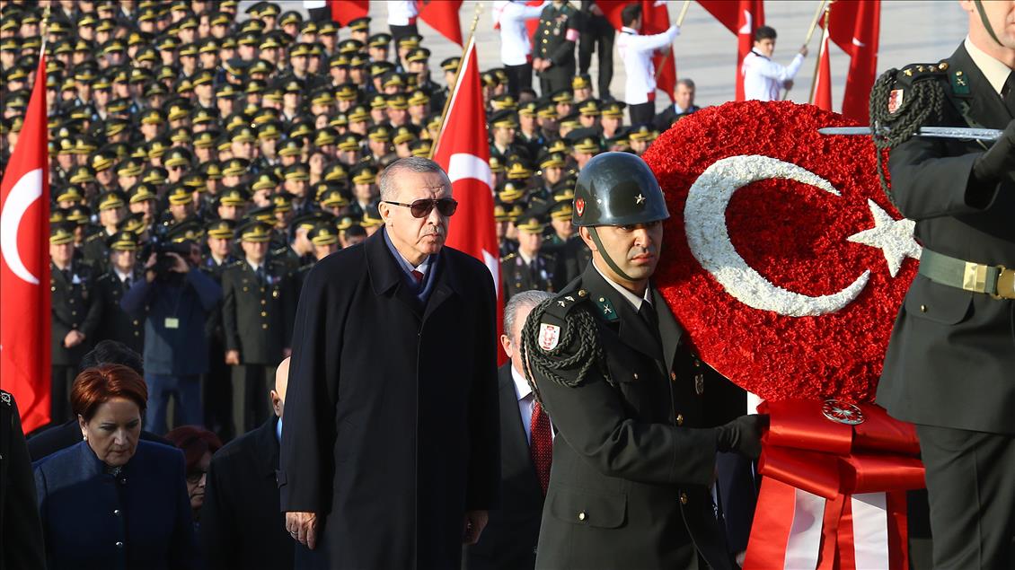Büyük Önder Atatürk'ü anıyoruz