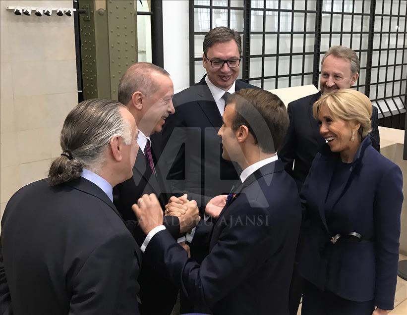 Cumhurbaşkanı Erdoğan Paris'te