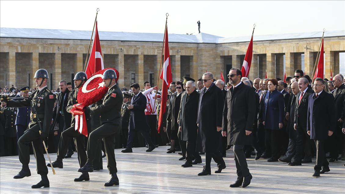 Büyük Önder Atatürk'ü anıyoruz