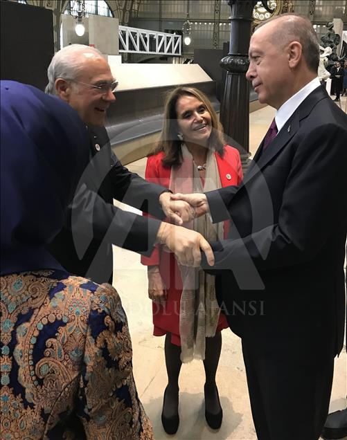 Cumhurbaşkanı Erdoğan Paris'te