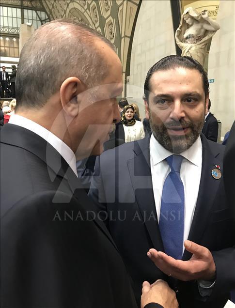 Cumhurbaşkanı Erdoğan Paris'te