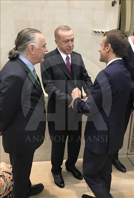 Cumhurbaşkanı Erdoğan Paris'te