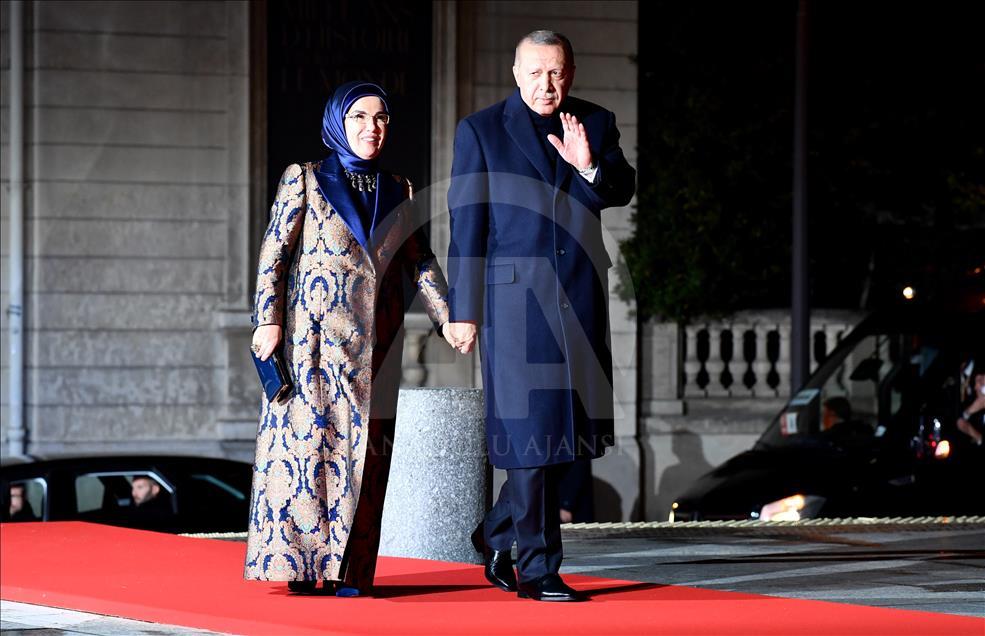 Cumhurbaşkanı Erdoğan Paris'te