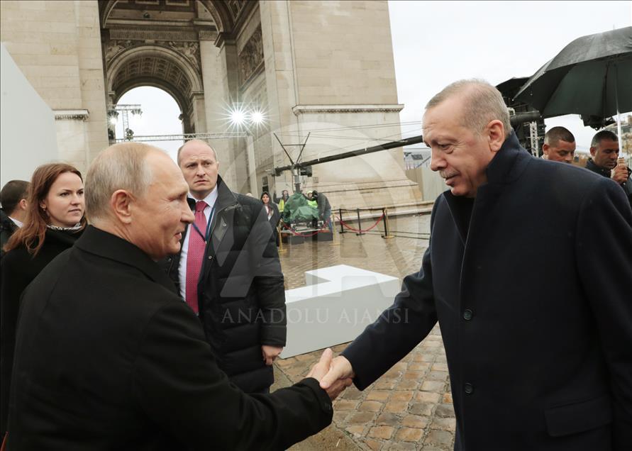 Cumhurbaşkanı Erdoğan Paris'te