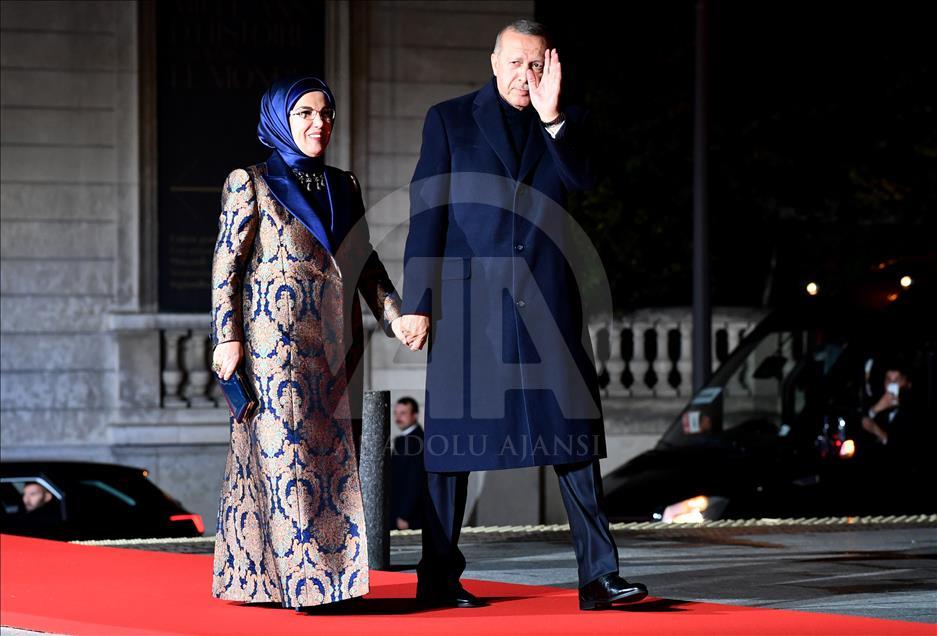 Cumhurbaşkanı Erdoğan Paris'te