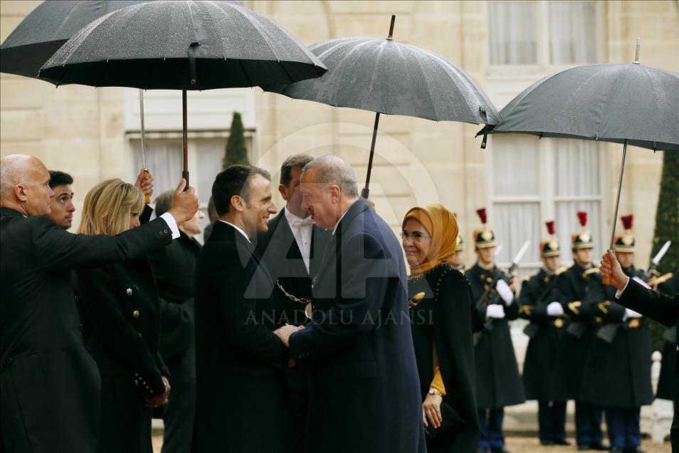 Cumhurbaşkanı Erdoğan Paris'te