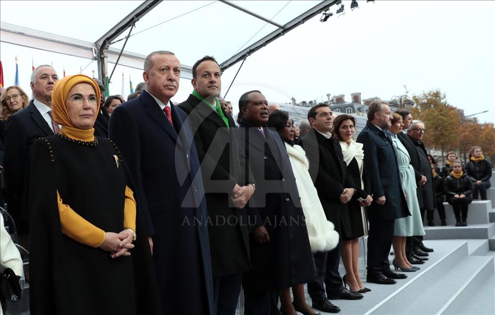 Cumhurbaşkanı Erdoğan Paris'te