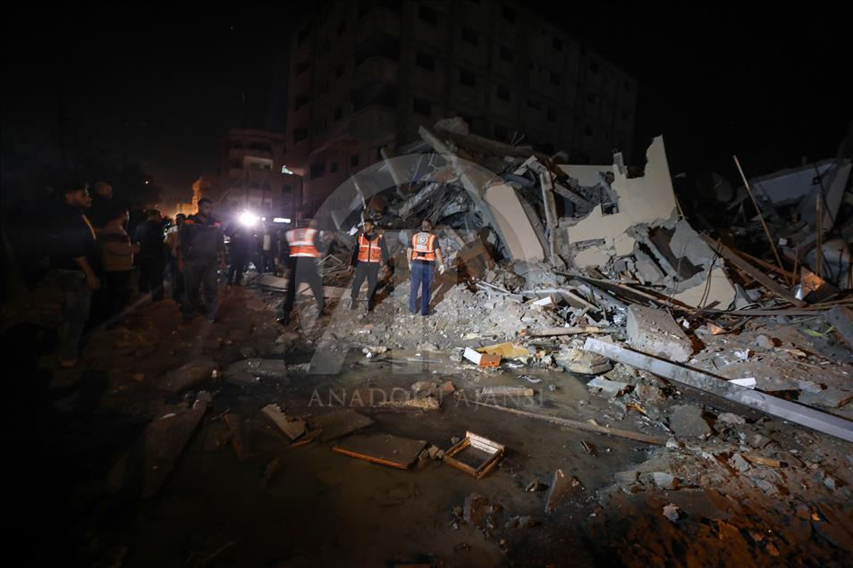 Israeli jets hit Al-Aqsa TV in Gaza