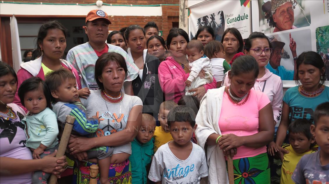 Indígenas marchan a Bogotá por crisis humanitaria