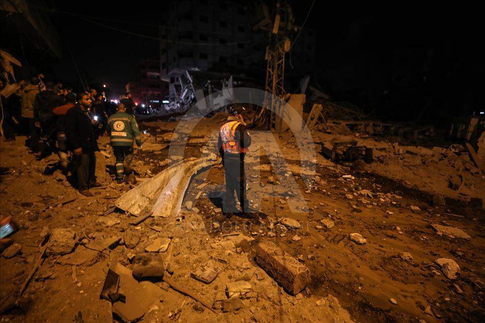 Israeli jets hit Al-Aqsa TV in Gaza