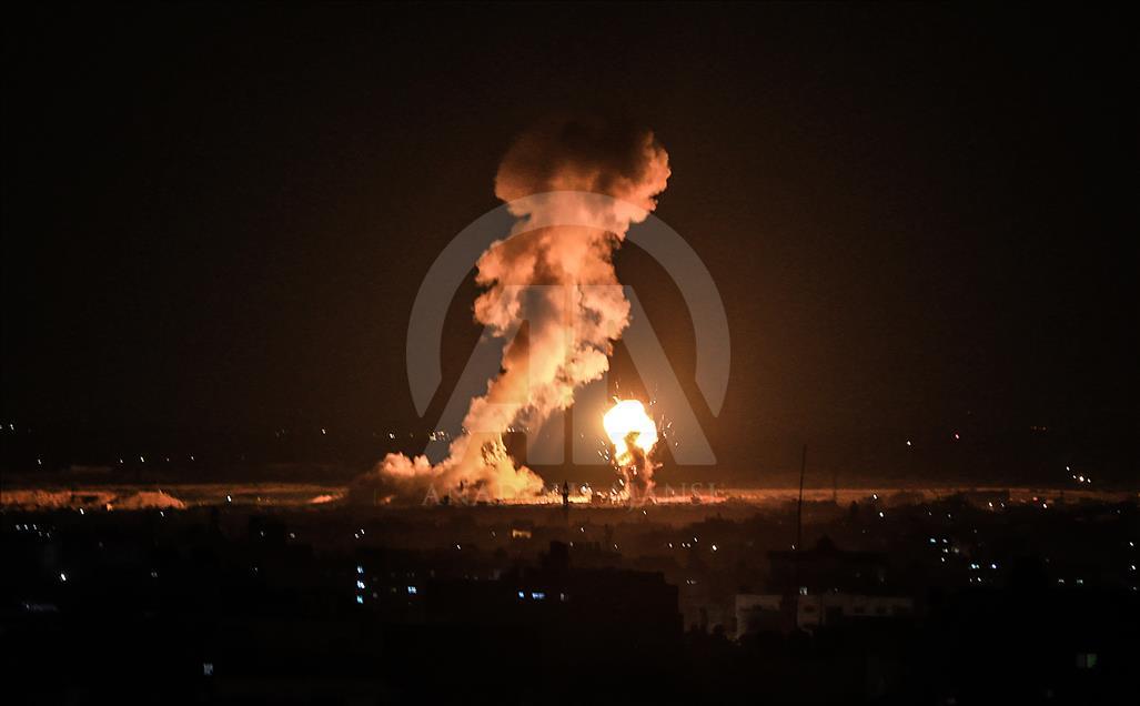 Israeli jets strike positions in Gaza