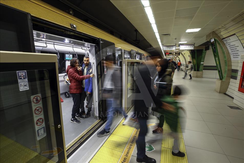 جایگاه اول خط متروی بدون راننده استانبول در اروپا
