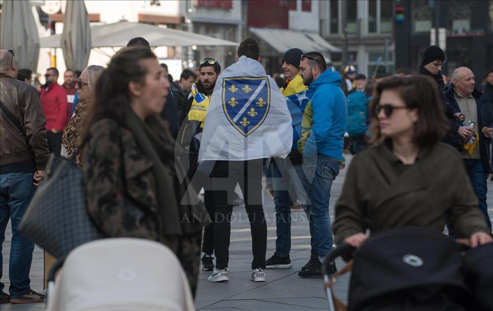 Dobra atmosfera na ulicama Beča: BiH će večeras bodriti blizu 20.000 navijača