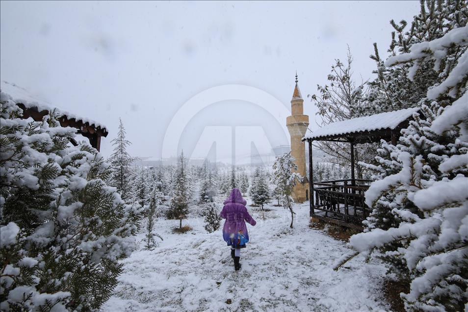 Malatya'da kar yağışı