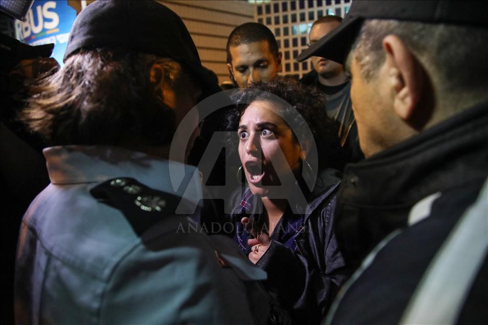 Tel Aviv'de Netanyahu karşıtı protesto
