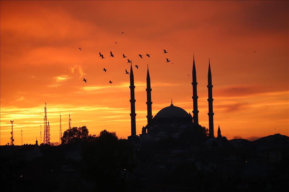 Selimiye'de gün doğumu