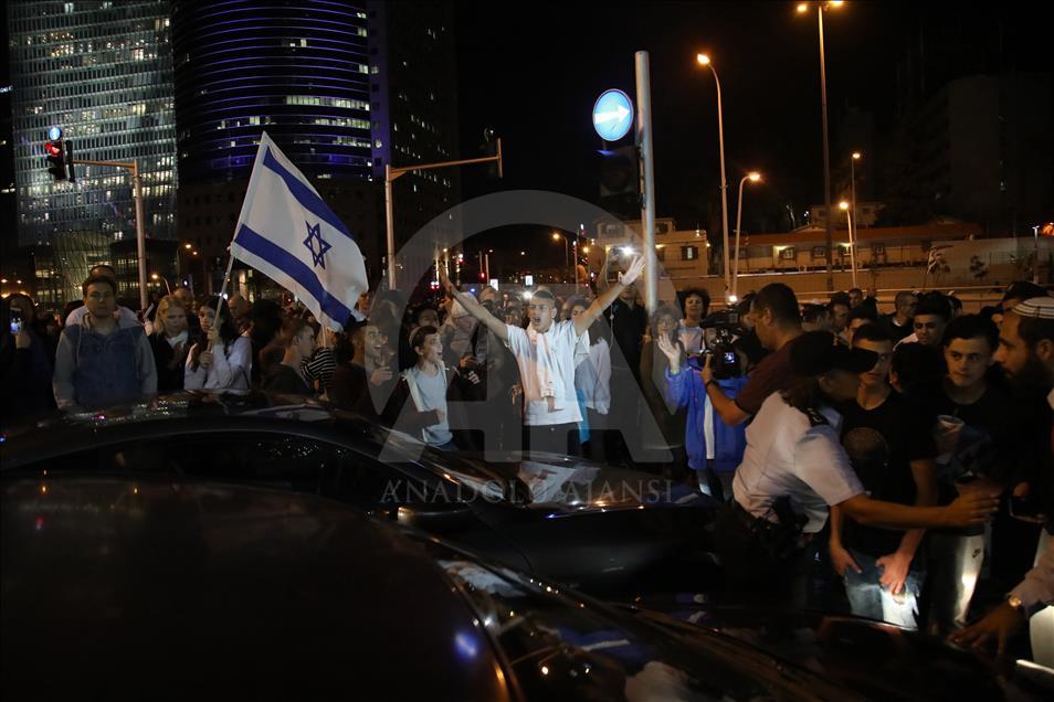 Tel Aviv'de Netanyahu karşıtı protesto
