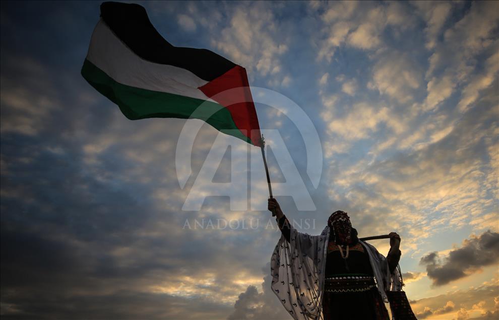 Gazze'deki "Büyük Dönüş Yürüyüşü" gösterileri