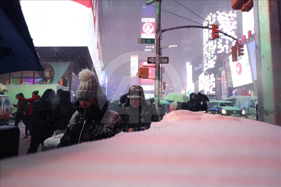 Snowstorm in New York