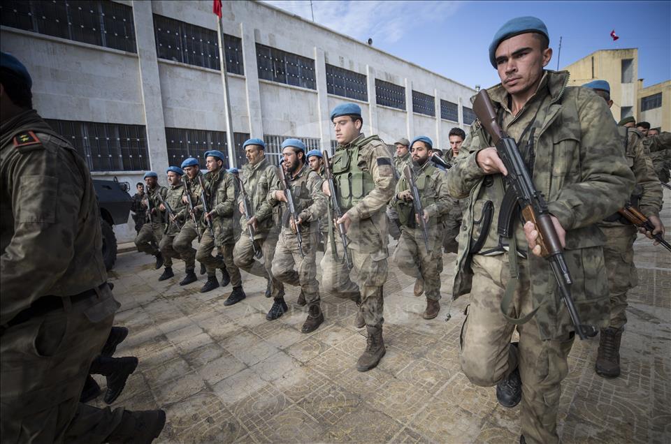 Afrin polisinin özel timine "özel eğitim"
