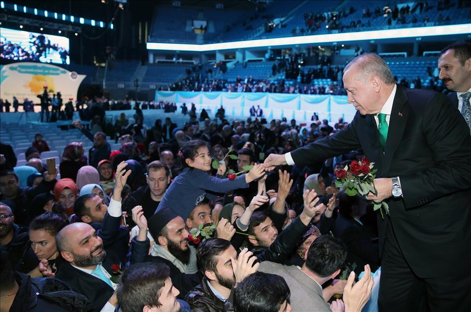 الرئيس التركي يشارك في افتتاح أسبوع المولد النبوي
