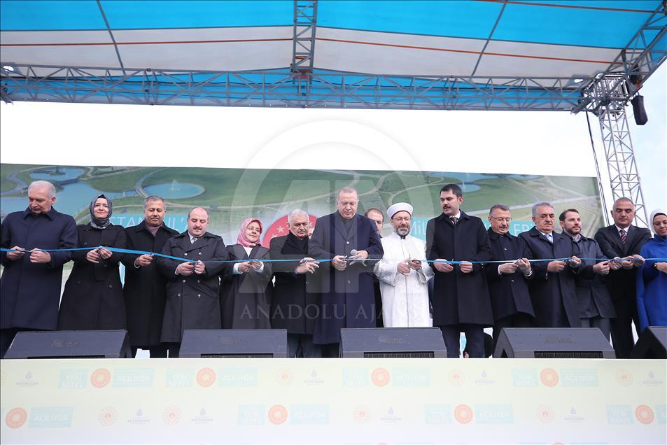 İstanbul'daki 5 millet bahçesinin açılış töreni