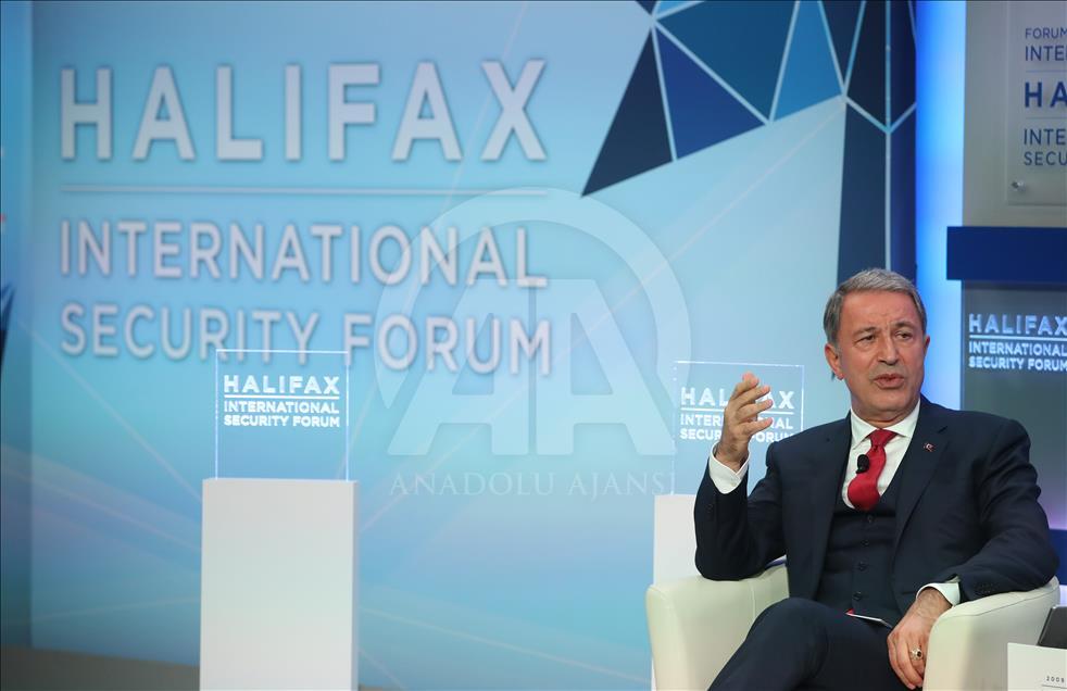 سخنرانی وزیر دفاع ترکیه در اجلاس امنیت بین المللی هالیفکس
