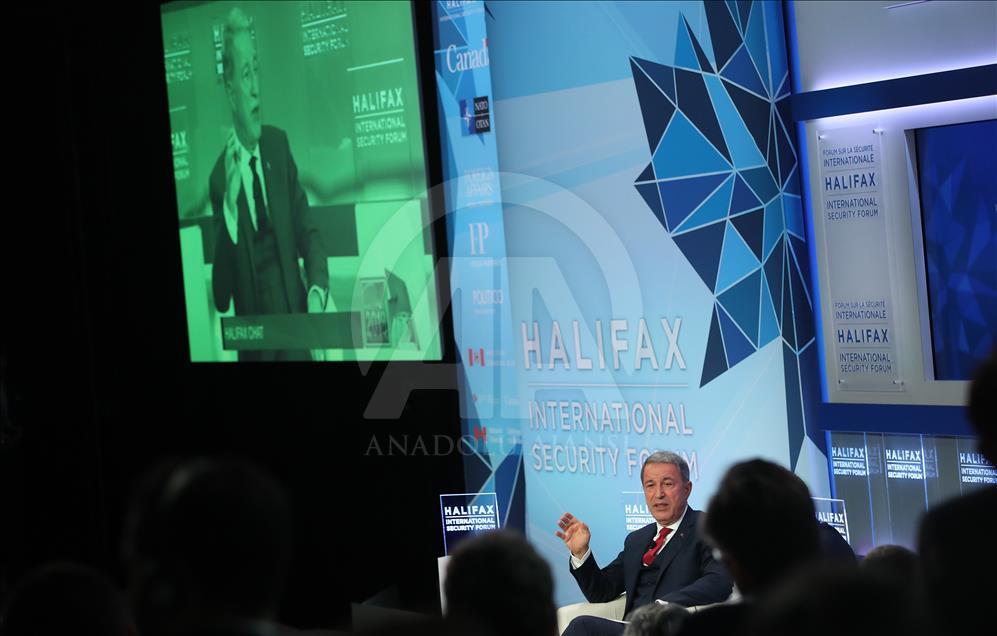 سخنرانی وزیر دفاع ترکیه در اجلاس امنیت بین المللی هالیفکس
