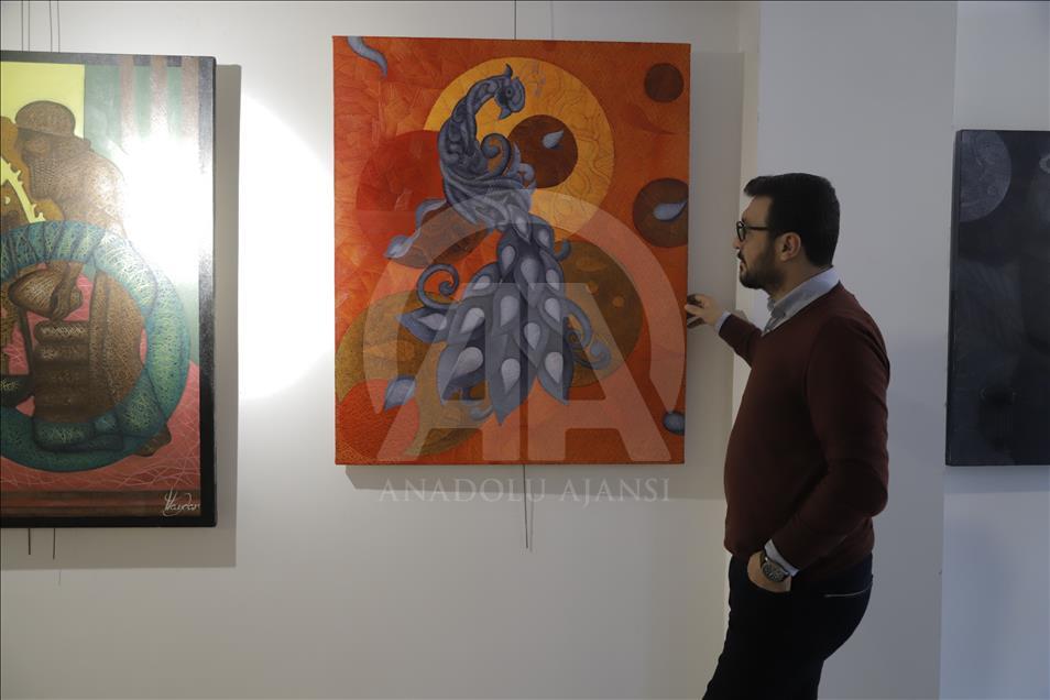 الرسم بالمسامير والبراغي..ابداع من نوع خاص للفنان التركي "حيدر آكينك"