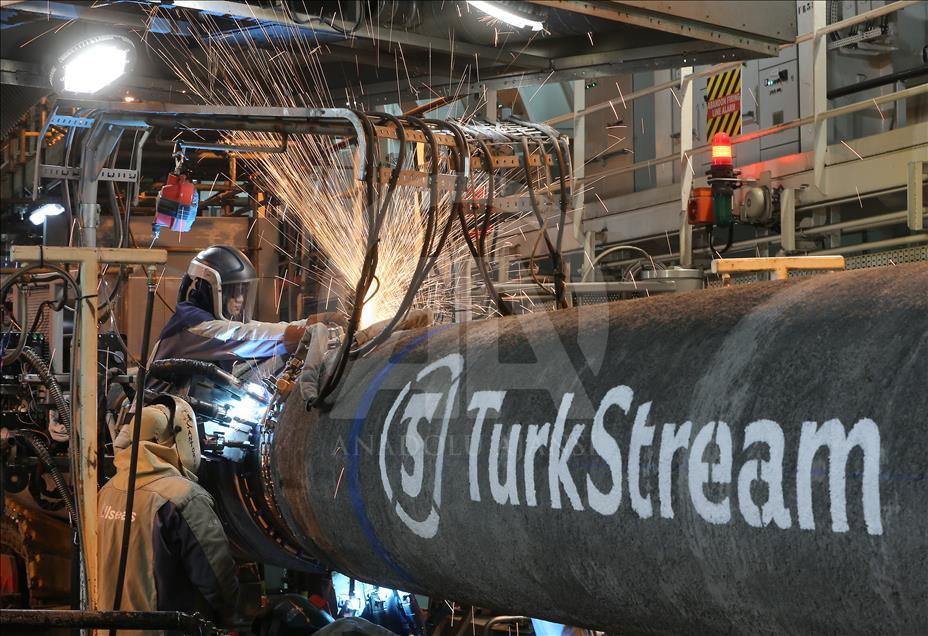 TurkStream's giant pipelaying vessel: Pioneering Spirit