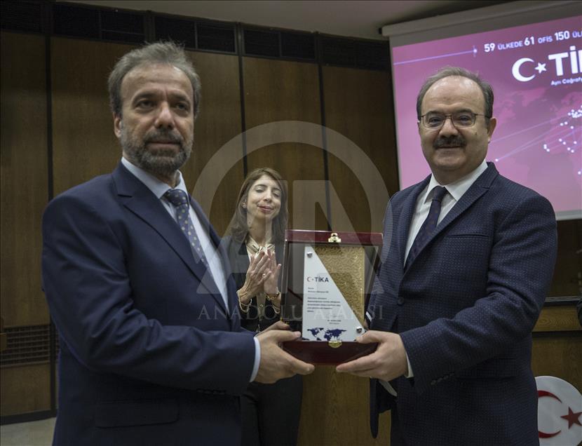 TİKA'da veda töreni