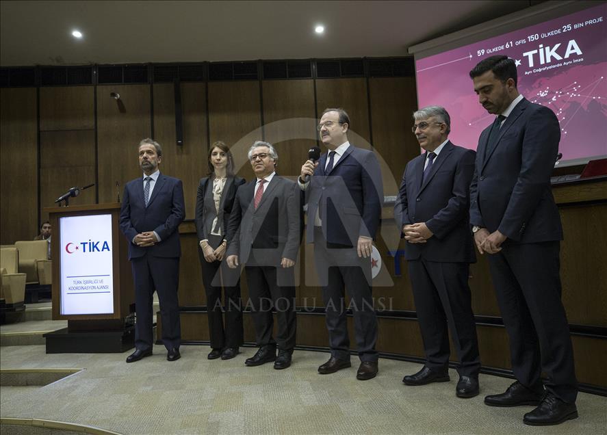TİKA'da veda töreni