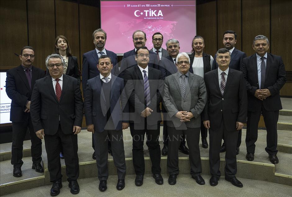 TİKA'da veda töreni