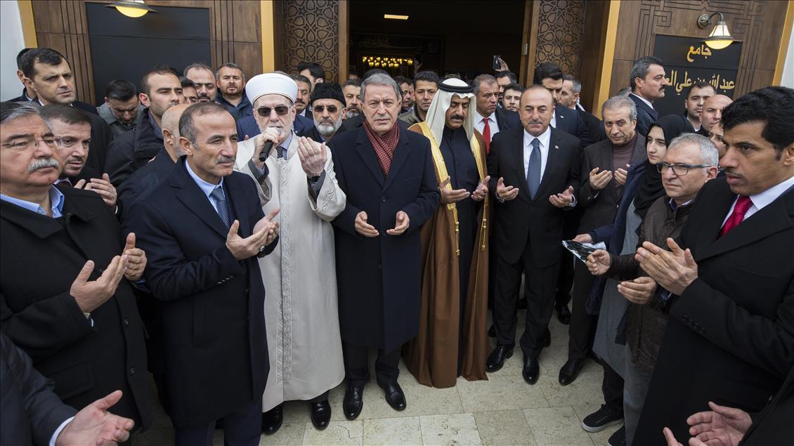 Abdullah Bin Ali Al Attiyah Camisi'nin açılış töreni