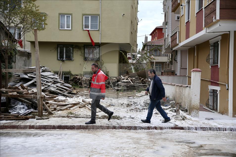 İstanbul'da askeri helikopterin düşmesi 