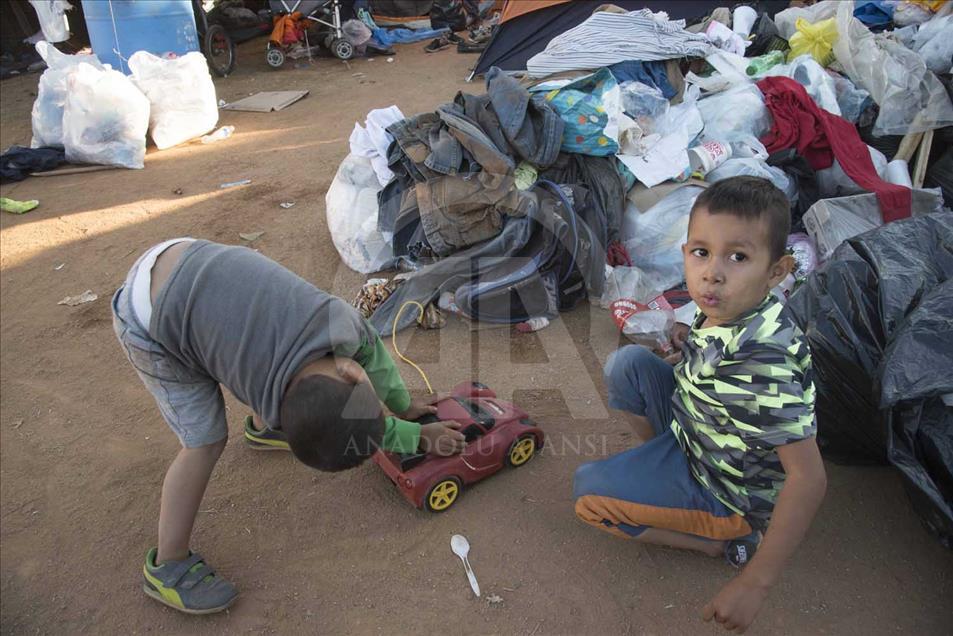 La vida de los migrantes centroamericanos en México