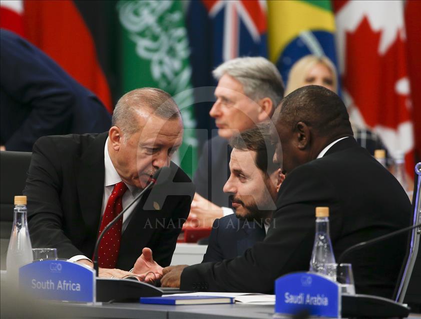 Cumhurbaşkanı Erdoğan, G20'de