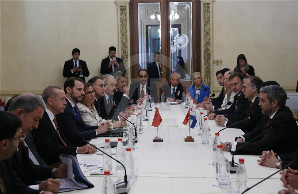Cumhurbaşkanı Erdoğan Paraguay'da