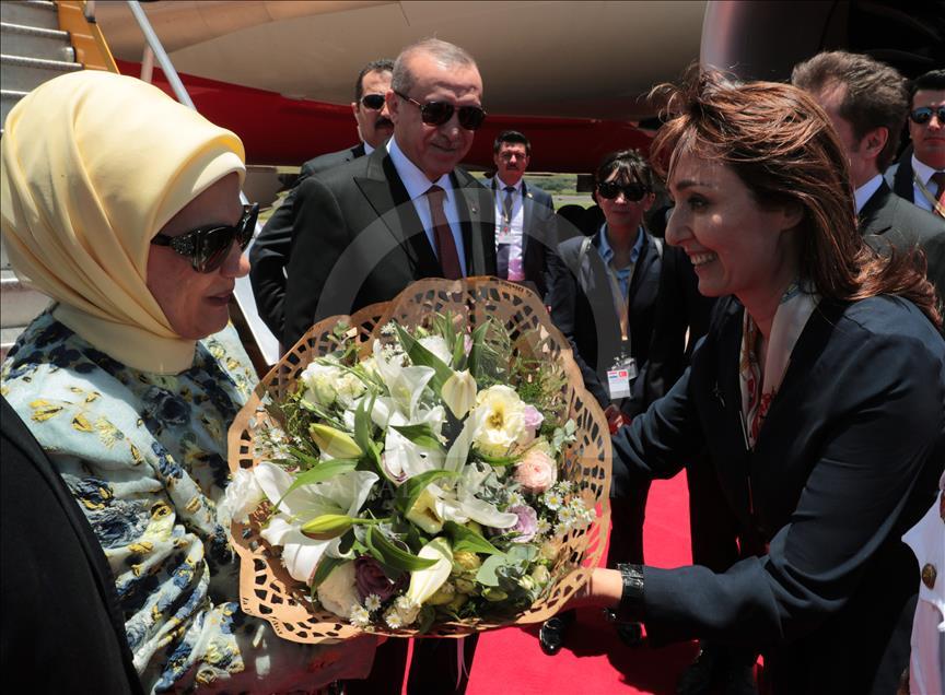 Cumhurbaşkanı Erdoğan Paraguay'a geldi