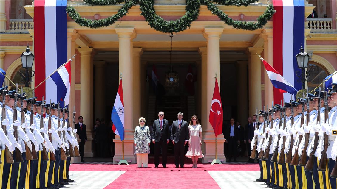 Cumhurbaşkanı Erdoğan Paraguay'da