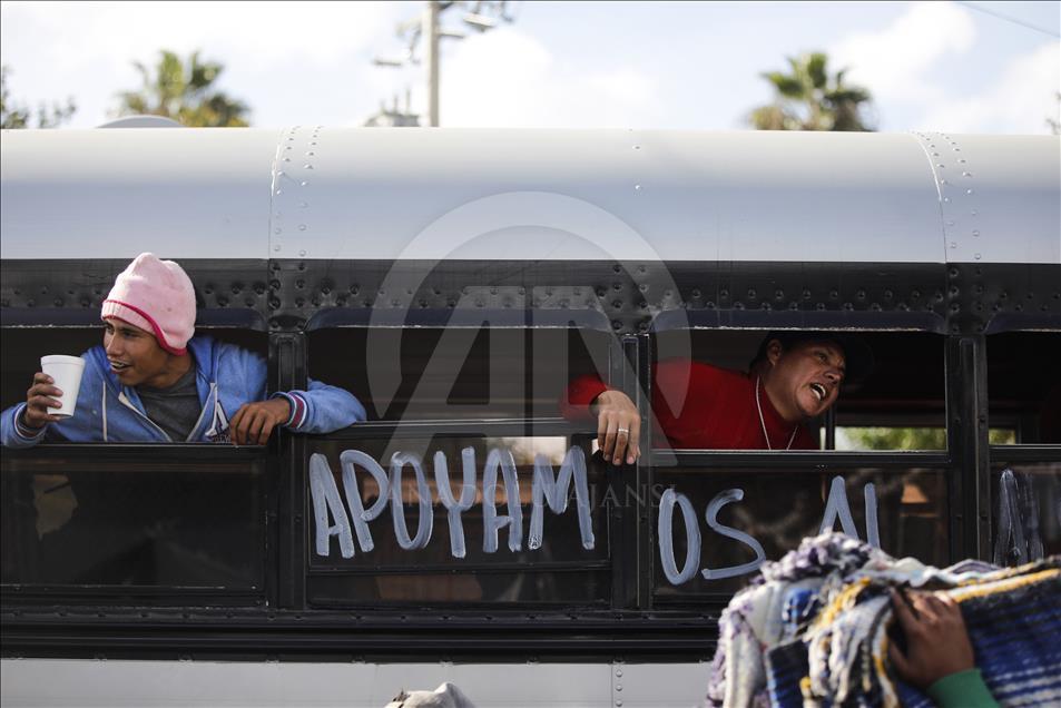 Tijuana'ya gelen göçmenler bekleyişini sürdürüyor