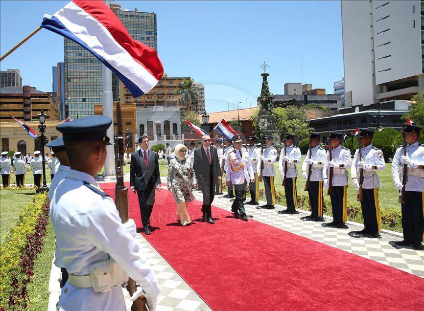 Cumhurbaşkanı Erdoğan Paraguay'da
